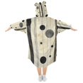 thumbnail image 2 of FORMRS Wearable Blanket Hoodie with Sleeves for Kids Cozy Flannel Sweatshirt, Stripes Pattern, 2 of 7