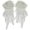 White, variant on 1Pair Exquisite Handmade Sequin Beaded Shoulder Pad Rhinestone Pearls Uniform Epaulets Glittering Shoulder Wrap Epaulettes