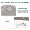 thumbnail image 3 of KALLORY desk hand warmer Hand Warmer Grey Fleece for Hand Heater in Winter 1Pcs, 3 of 6