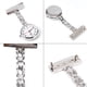 thumbnail image 4 of Enfermera solapa Pin Fob reloj enfermería colgante médico colgante reloj de bolsillo oso de fresa Hogar, 4 of 5