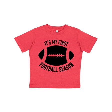 

Inktastic It s My 1st Football Season Gift Toddler Boy or Toddler Girl T-Shirt
