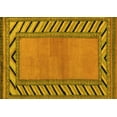 thumbnail image 1 of Ahgly Company Machine Washable Indoor Rectangle Southwestern Yellow Country Area Rugs, 8' x 12', 1 of 4