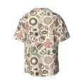 thumbnail image 7 of Kdxio Men's Hawaiian Shirt for Men Short Sleeve Shirt Squirrel In The Forest Summer Casual Holiday Beach Button Down T-Shirts, 7 of 7