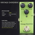 thumbnail image 1 of 1PC Mini Portable Guitar Effect Pedal Compressor Distortion Overdrive Tuner Chorus Adapter Guitar Bass Pedal Power Supply, 1 of 9