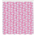 thumbnail image 3 of Ambesonne Animal Shower Curtain, Girly Happy Animals, 69"Wx84"L, Pale Blue Pink, 3 of 3