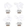 thumbnail image 2 of Tapones redondos de goma Uxcell 100pcs 3/32" 1/8" 5/32" 1/4" Protector blanco para tornillos y pernos, 2 of 5