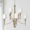 thumbnail image 2 of Capital Lighting 442681-701 Abbie 8 Light 37" Wide Pillar Candle Chandelier - Nickel, 2 of 9
