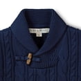 thumbnail image 2 of Hope & Henry Boys' Shawl Collar Cable Sweater, 2 of 3