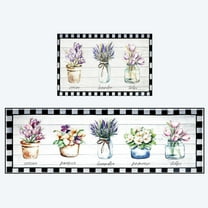 Flngr2 PCS Kitchen Rugs and Mats