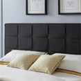 thumbnail image 5 of Noble House Abdullah Contemporary Upholstered King/California King Headboard, Black, 5 of 15
