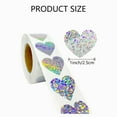thumbnail image 2 of Silver Star Stickers Roll 1 inch Self Adhesive Sparkly Shiny Stars Labels 500 PCS, 2 of 5