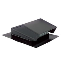 Broan-Nutone Roof Cap With Built In Damper, 6" Round Duct, Black 634M