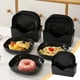 thumbnail image 1 of Platos de cocina de 5.7 pulgadas de ancho y 5.7 pulgadas de largo. Platos de cena impenetrables, aptos para lavavajillas y microondas. Platos de plástico reutilizables y ligeros para cocina o camping., 1 of 6