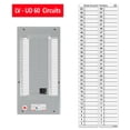 thumbnail image 1 of LV Upside Down Inverse Fuse Box Circuit Breaker Panel Directory Labels/Decals/Stickers for All Electrical Panel/Load Centers (Inverse 60 Circuits 2 Pcs), 1 of 5