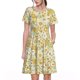 thumbnail image 1 of Balery Cute Sunflower Vestidos sueltos de manga corta para mujer, vestidos de verano 2025, vestidos casuales de corte A con vuelo., 1 of 6