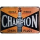 thumbnail image 1 of Placa Metal Vintage Bujía Pintura Hierro Rectangular 40x30cm, 1 of 9
