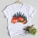 thumbnail image 3 of Camiseta de manga corta con estampado de dinosaurios para mujer, ropa informal a la moda, camiseta para mujer, camisetas gráficas de verano, 3 of 5