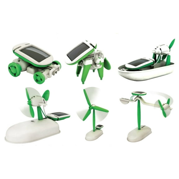 Amy and Annette DIY 6-in-1 Educational Solar Robot Vehicles, dtd513