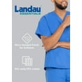 thumbnail image 4 of Landau Essentials Haut d'Uniforme à Boutons-Pression pour Femme, Coupe Classique Décontractée, Col en V, 4 Poches, 4 of 6