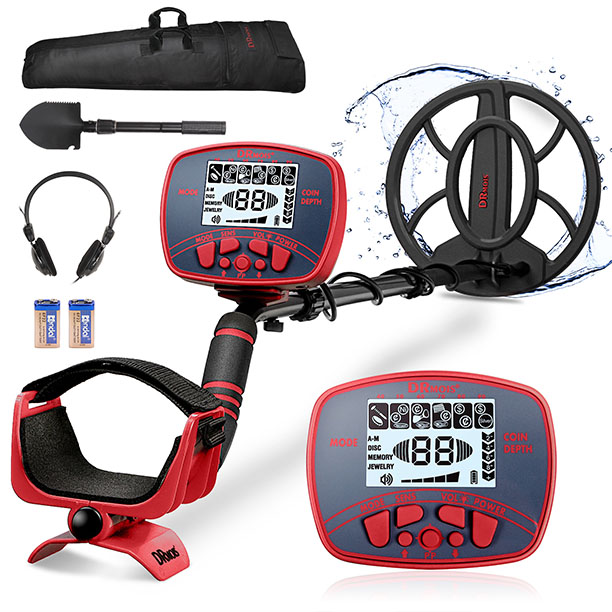 Metal Detectors, DRMOIS Waterproof Ip68 with High Accuracy Waterproof
