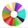thumbnail image 1 of PLA 3D Printing Pen Refills, 1.75mm PLA Filament, 20 Colors PLA 5m per Roll, 3D Printer Filament, 3D Print Filaments for Kids 3D Pencil Filament for D, 1 of 5