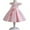 Light pink, variant on Princess Dress Costume for Little Girl Puff Sleeves Blue Fancy Party Cosplay Outfit