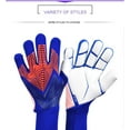 thumbnail image 2 of Elite Pro Strapless Goalkeeper Gloves, Professional Match Soccer Gloves with 4mm Contact Latex for Maximum Grip and Ball Control, 2 of 6