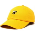 thumbnail image 2 of DALIX Bumble Bee Baseball Cap Dad Hat Embroidered Womens Girls in Gold, 2 of 7