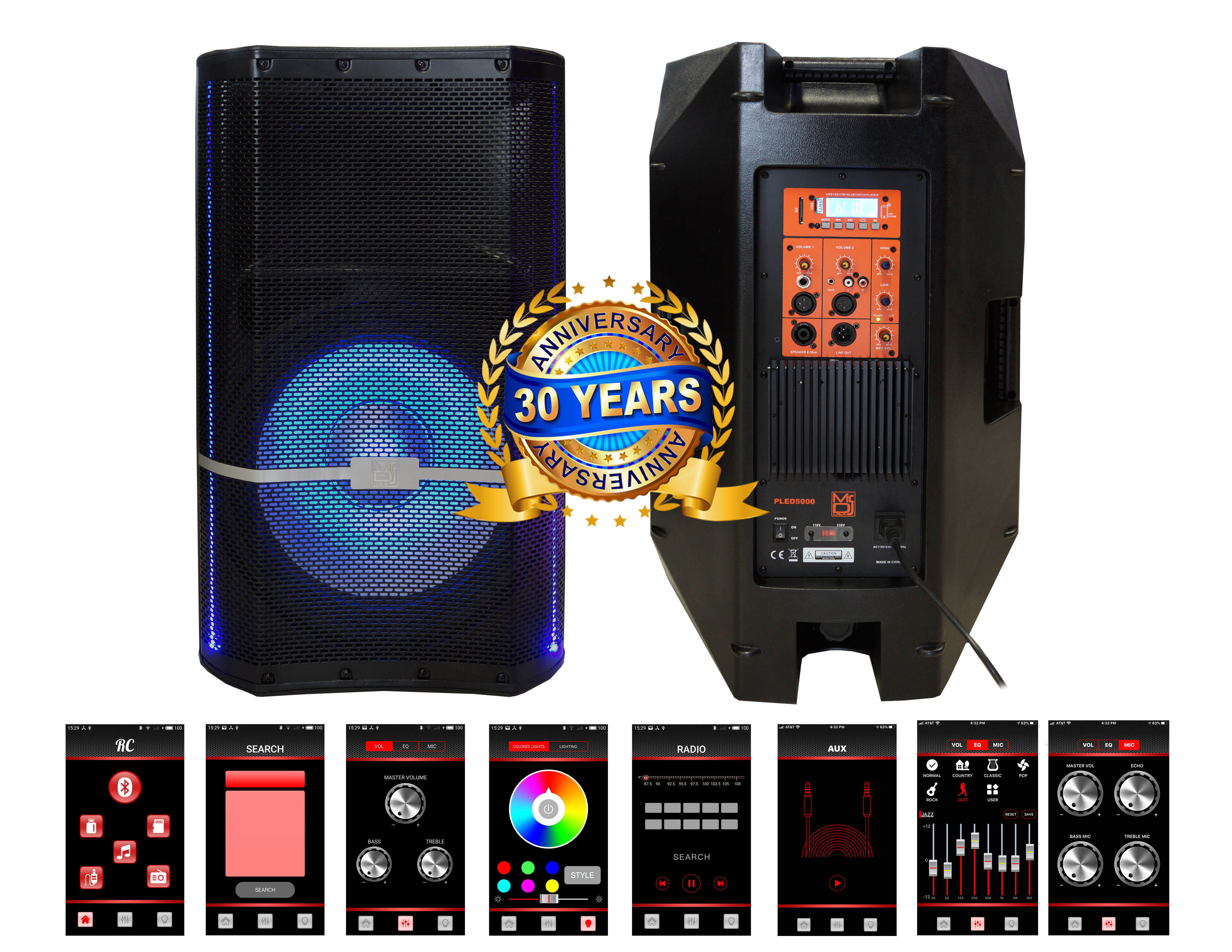 MR DJ 120" X 48" Red Car PA DJ Speaker Box Upholstery Liner Carpet