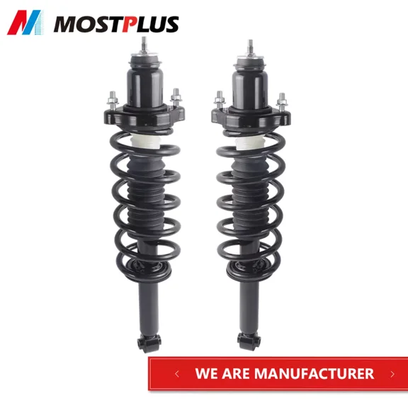 MOSTPLUS Pair Rear Complete Shock Struts Assembly for 2008-2014 Dodge Avenger Sedan FWD