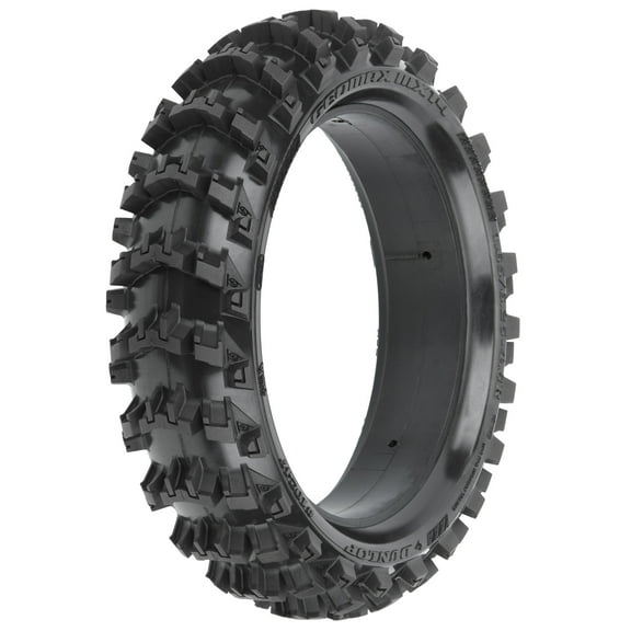 Pro-Line Racing Dunlop Geomax MX14 V2 Bead CR4 Rear Tire MTD on Sleeve for Pro-Spec Aluminum Wheel PRO1024711