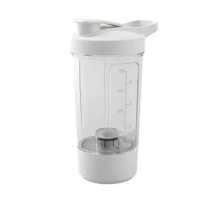 USB Rechargeable Portable Electric Protein Shake Bottle - 450ml Multipurpose Blender Mixer Cup for Fitness