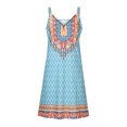 thumbnail image 4 of Vestido de verano sin mangas con cuello en V y cremallera para mujer Pompotops ghjkhdj19205, 4 of 8