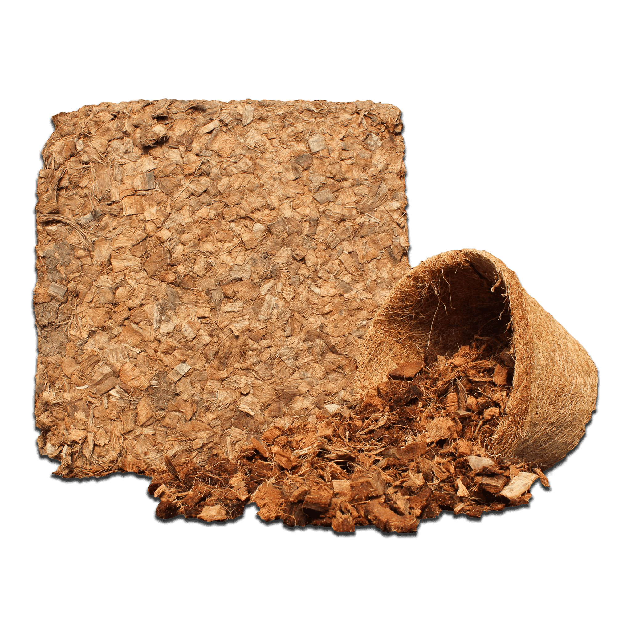 Plantonix Coco Bliss Coconut Mulch Brick, 10 lb, 2.5 cu ft