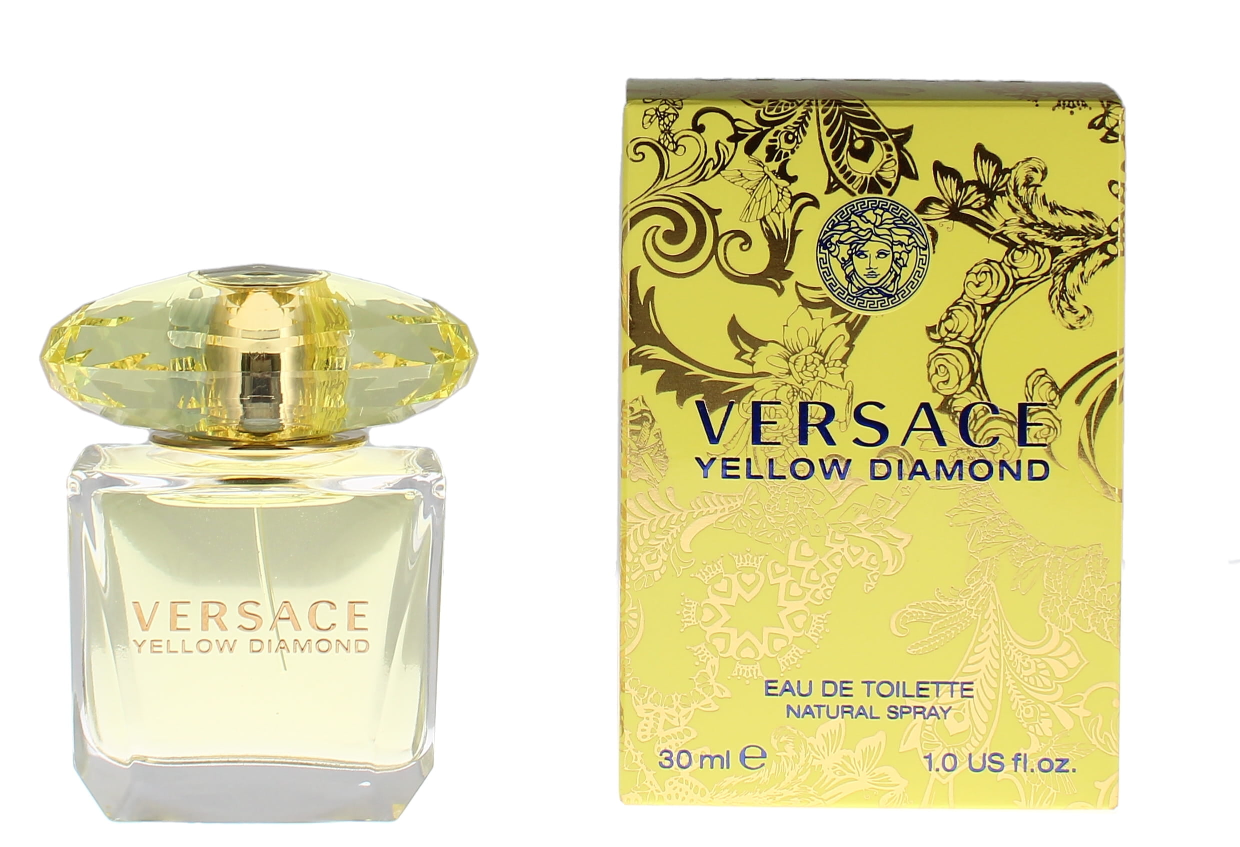 Versace Yellow Diamond Eau De Toilette, Perfume for Women, 1.0 Oz