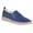 Navy, variant on Fleet And Foster Womens Tulip Leather Slip On Shoe