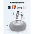 thumbnail image 3 of Soporte para tabletas Viozon compatible con teléfonos y tabletas 4.7-13, color gris, 3 of 8