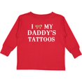 thumbnail image 3 of Inktastic I Love My Daddy's Tattoos Boys or Girls Long Sleeve Toddler T-Shirt, 3 of 5