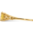 thumbnail image 3 of 14K Yellow Gold Madi K Synthetic Citrine Ring (Size 5) Made In United States gk285, 3 of 5