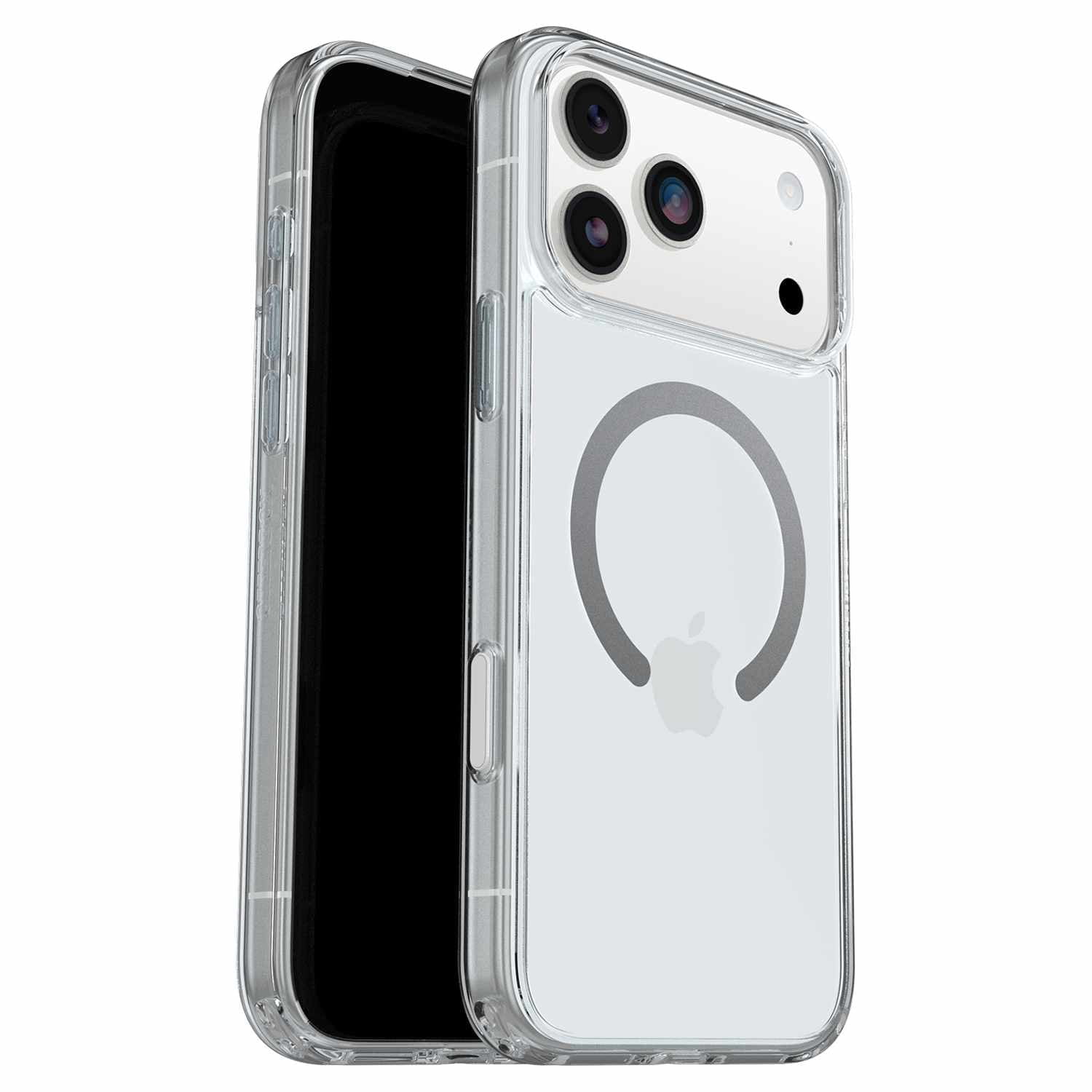 OtterBox Étui Symmetry Clear MagSafe avec Contrôle de la Caméra Clear with Bleu Tint (Clear) pour iPhone 17 Pro Max
