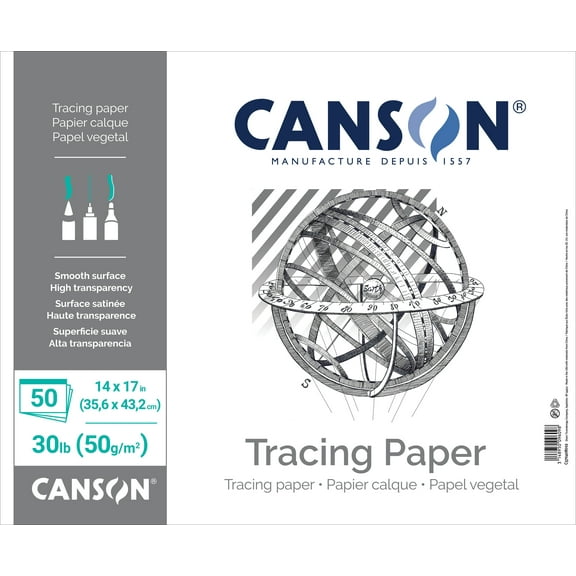 Canson Artist Series Tracing Paper Pad 14"x17"-50 sheets