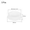 thumbnail image 3 of Uxcell 3Pcs Tapones de Silicona en Forma de T 61.3 2-1/2 pulgadas Diámetro Blanco, 3 of 7