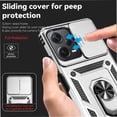 thumbnail image 4 of Estuche GANGXUN para Xiaomi Redmi Note 12 5G, soporte giratorio 360°, estilo mecánico y magnético, 4 of 5