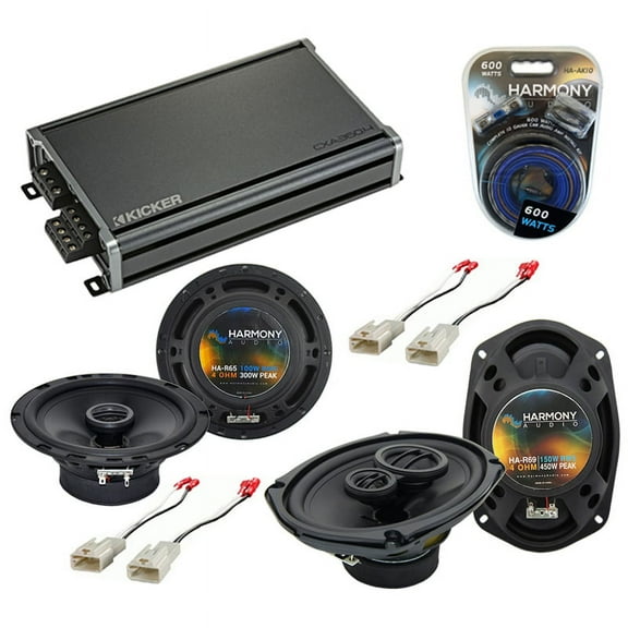 Fits Toyota Sequoia 2008-2016 OEM Speaker Upgrade Harmony R69 R65 & CXA360.4 Amp