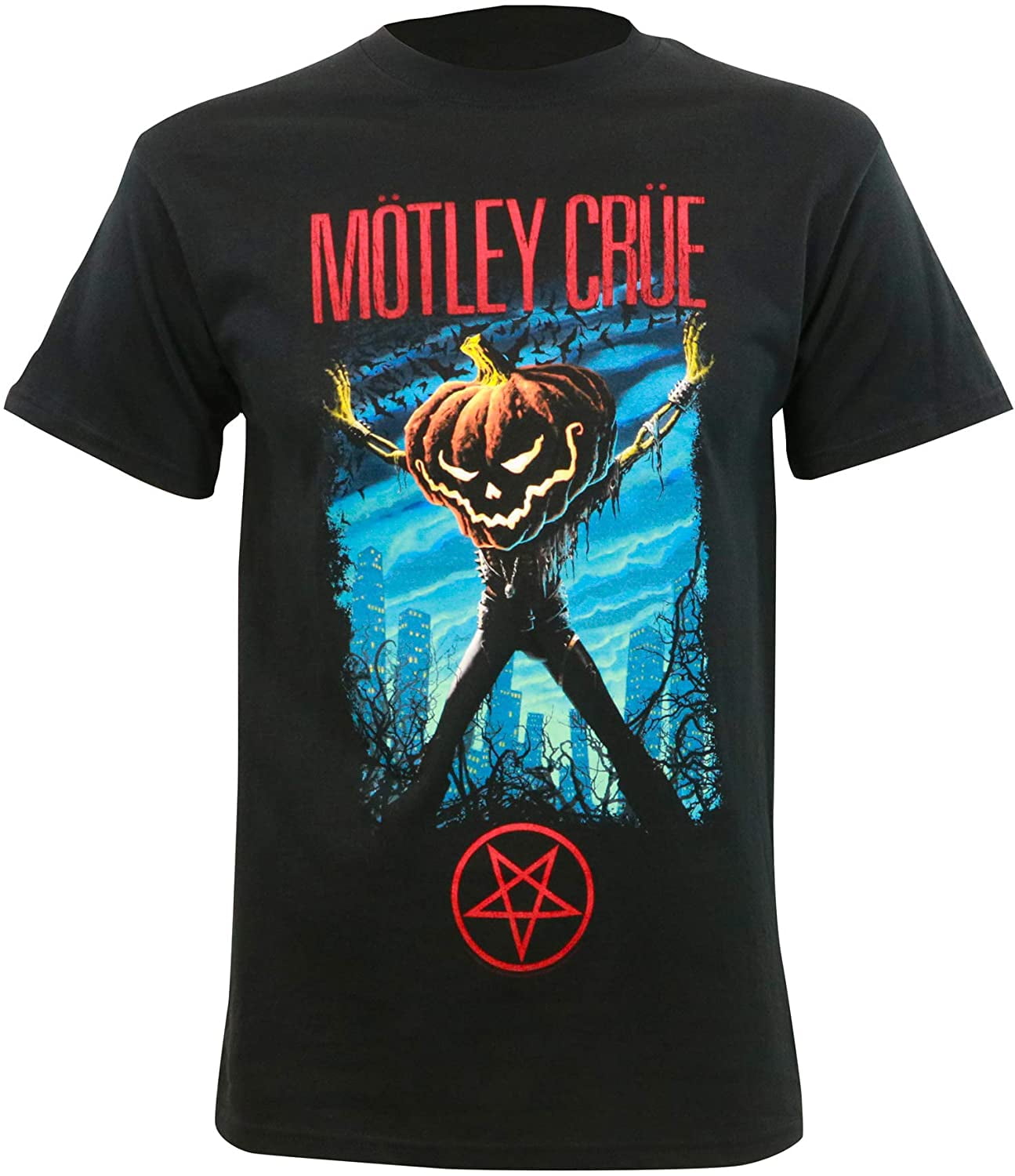 Motley Crue - Pumpkin Head Mens T Shirt 