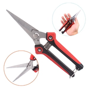 Pruning Shears, Heavy Duty Stainless Steel Gardening Hand Pruner Pruning Shear Ultra Sharp Multi-Purpose Garden Scissors for Fruit Picking, Trimming Plants Flowers