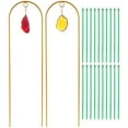 thumbnail image 1 of 1 Ensemble de Treillis pour Plantes d'Intérieur Mini Support en Métal Pot Décoratif avec Pendentif, 1 of 8