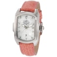 thumbnail image 1 of 0010 Women's Lupah White MOP Dial Pink Leather Strap Watch, 1 of 4