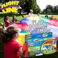 thumbnail image 6 of Flight Line: Giant 8' Parachute - Group Cooperative Games & Sports Play, In-Outdoor Activity, Durable Fabric, Easy-Grip Handles, Storage Bag, Kids 3+, 6 of 8