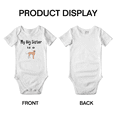 thumbnail image 3 of My Big Sister Is A Vizsla Dog Funny Baby Bodysuit Boy Girl Unisex, 3 of 5